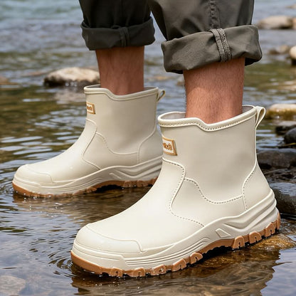 Ankle Rain Boots for Outdoor Use - Waterproof Footwear