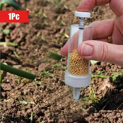 Mini Seed Dispenser Tool for Garden and Flower Pots - 12 cm Precision Seeder