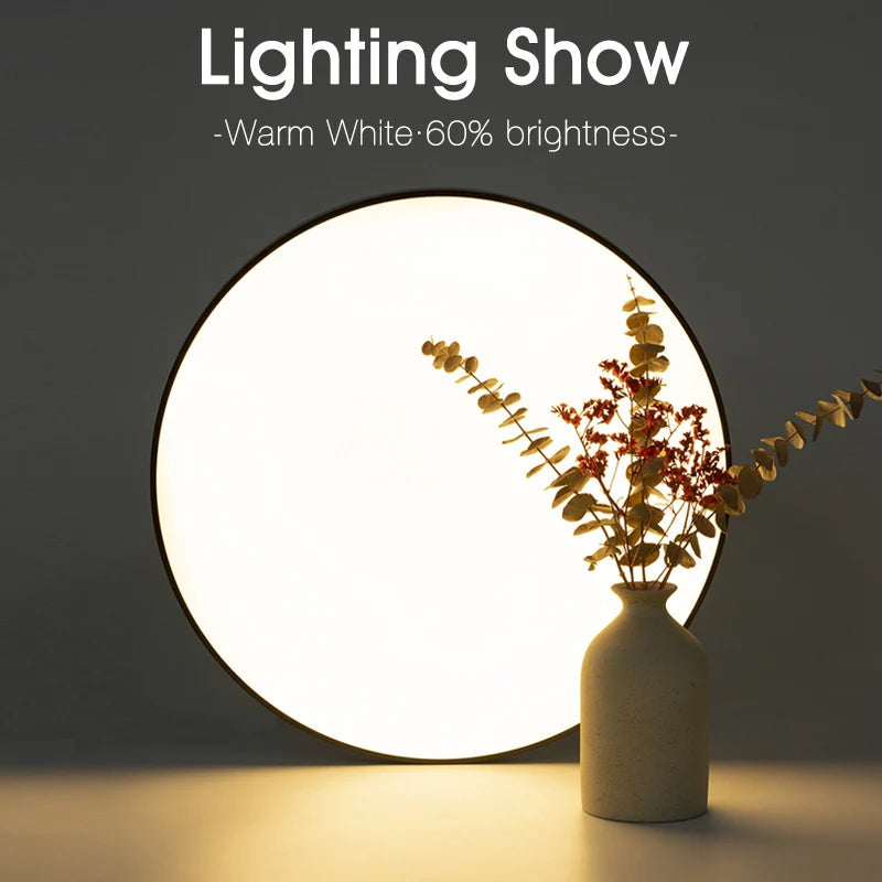 Smart 36W/50W LED Ceiling Light – Dimmable with Remote & App Control