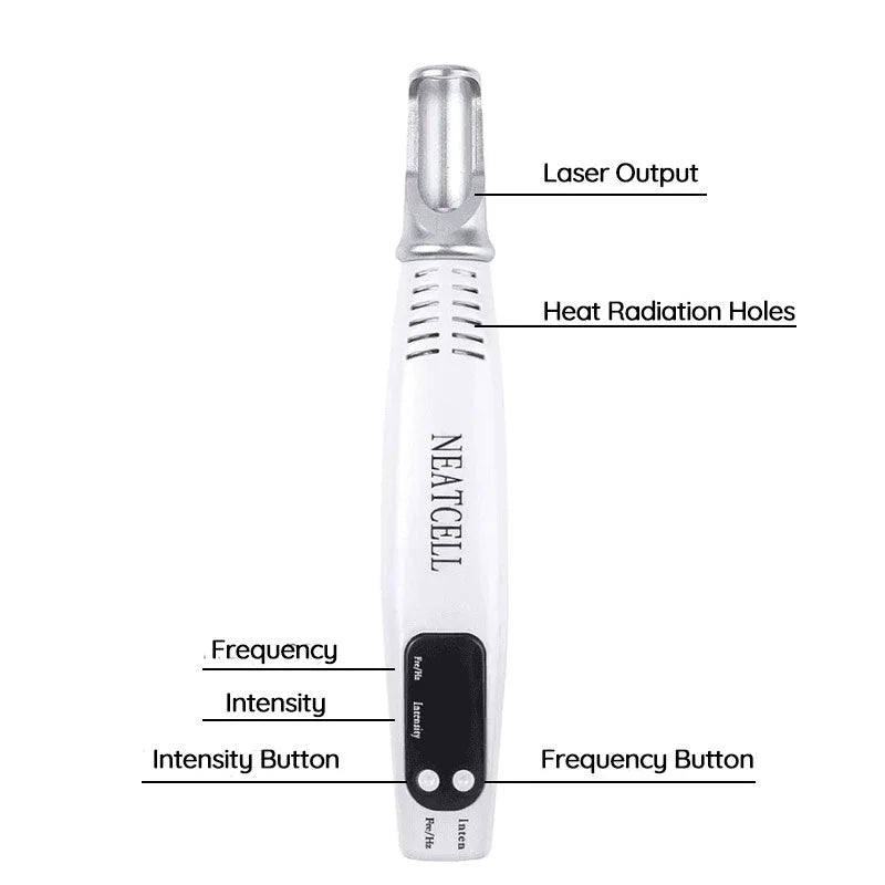 Laser Tattoo Eraser Pen - Red and Blue Light Removal Device