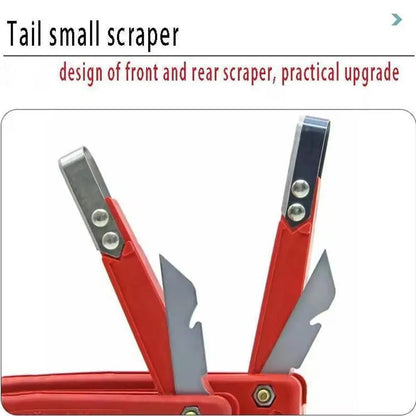 Double-Sided Bark Scraper for Fruit Trees | Ergonomic Handle with Durable Steel