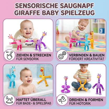 Baby Toy Giraffe with Sensory Suction Cups