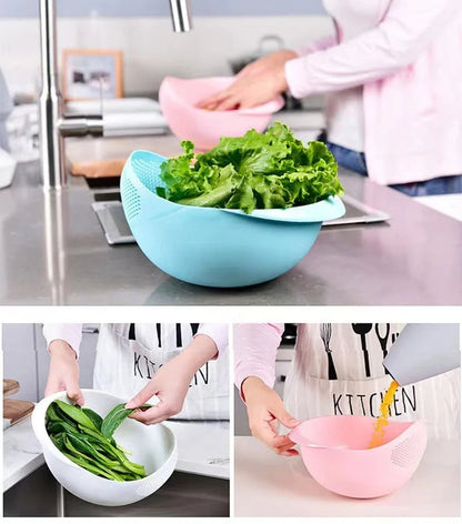 20 cm Plastic Kitchen Strainer and Washing Bowl