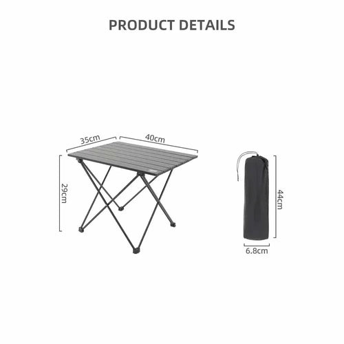 Portable Folding Table for Outdoor Use | Aluminum Camping Table | Collapsible for BBQ, Picnic & Party