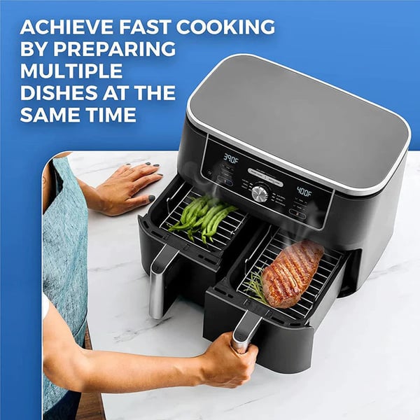 Multi-Layer Air Fryer Rack with Mini Pans