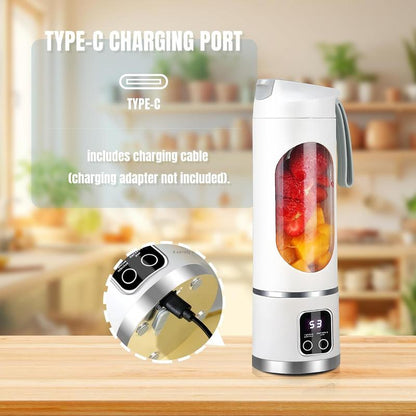 Smart Juicer Blender with Leak-Proof Design and LED for Smoothies and Baby Food
