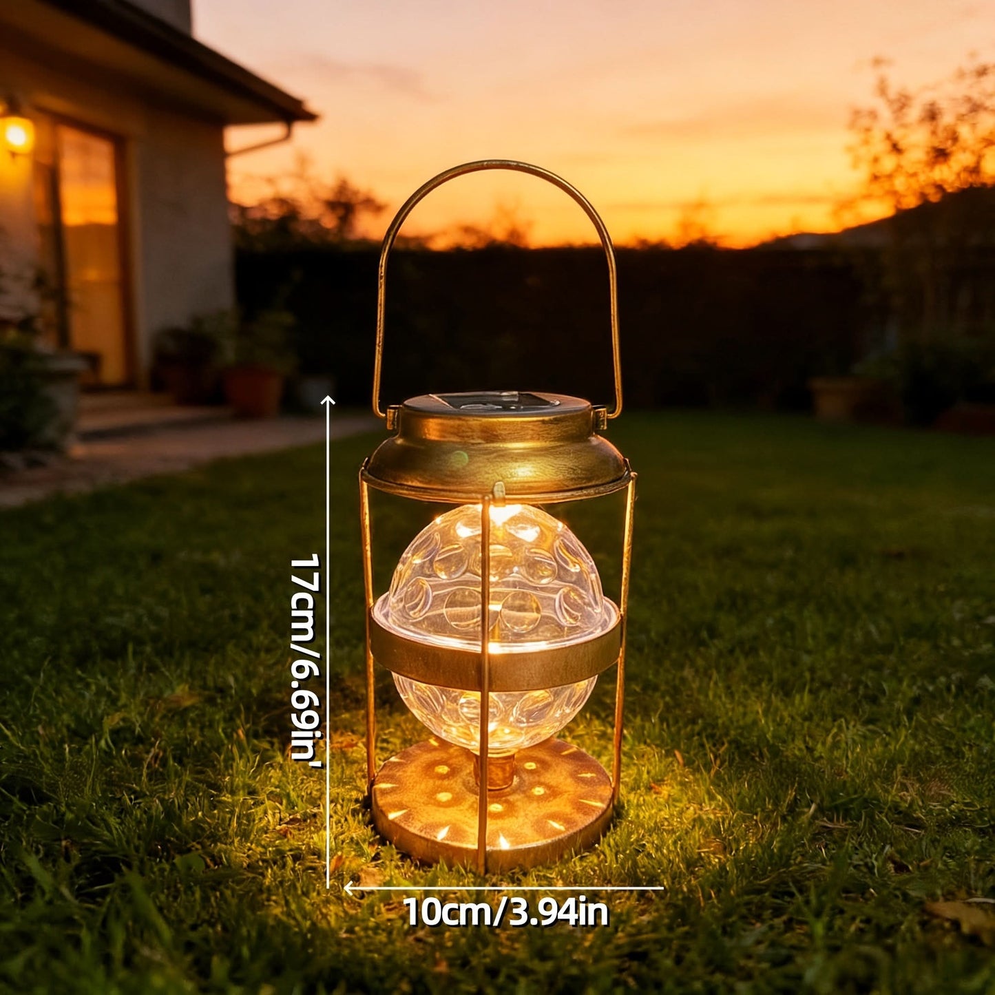 Solar Pendant Lantern for Hanging Use