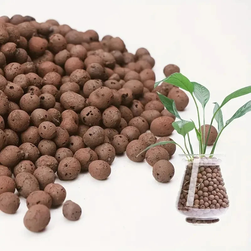Organic Ceramic Clay Pebbles for Hydroponics | Ideal for Pots & Orchids | Enhances Soil Drainage