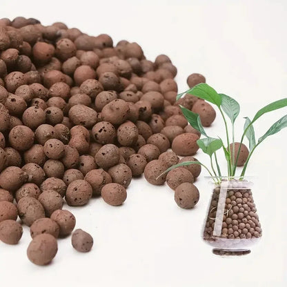 Organic Ceramic Clay Pebbles for Hydroponics | Ideal for Pots & Orchids | Enhances Soil Drainage