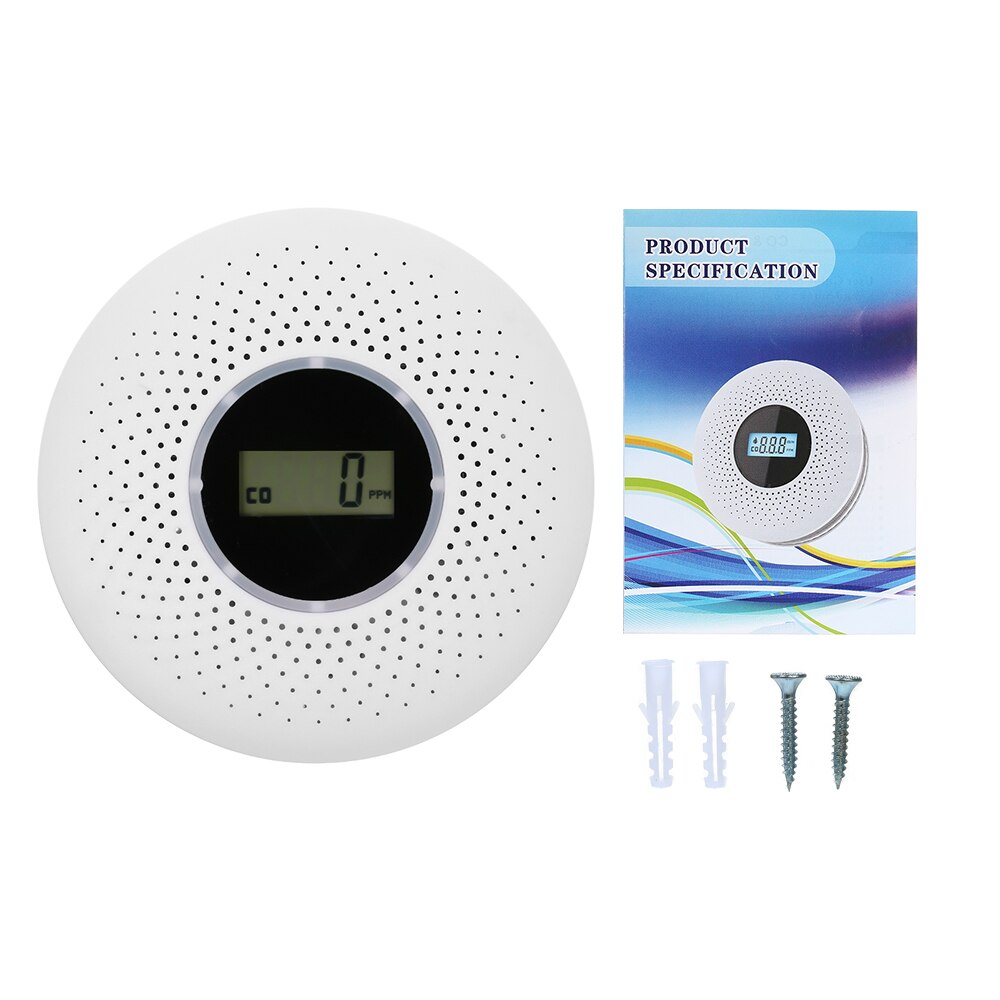 Smoke and Carbon Monoxide Detector with Long-Lasting Battery