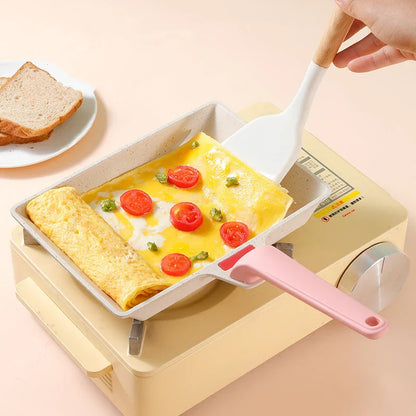Compact 8" Non-Stick Square Frying Pan for Perfect Pancakes