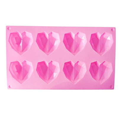 Heart-Shaped Silicone Baking Molds for Perfect Treats