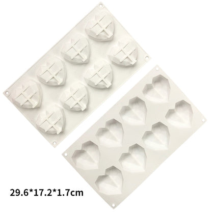 Heart-Shaped Silicone Baking Molds for Perfect Treats