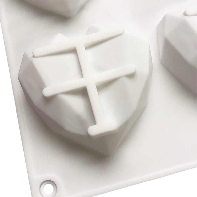 Heart-Shaped Silicone Baking Molds for Perfect Treats