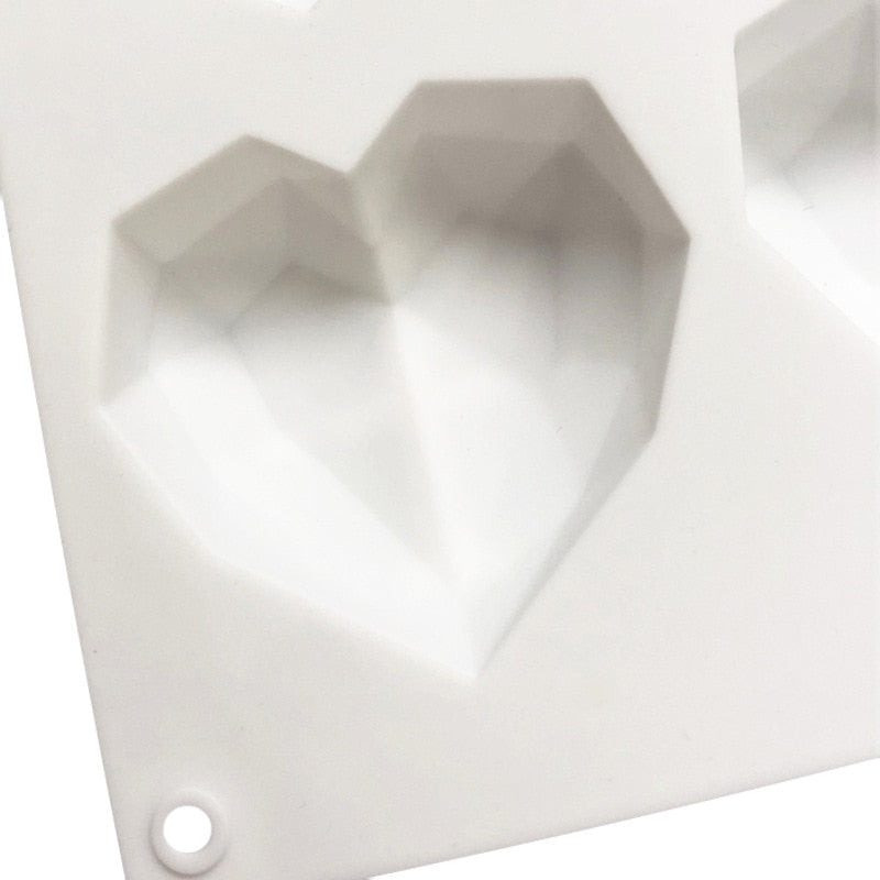 Heart-Shaped Silicone Baking Molds for Perfect Treats