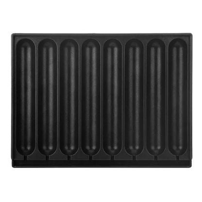 Multi-Sausage Grilling Plate with 8 Slots for Gas Cooking