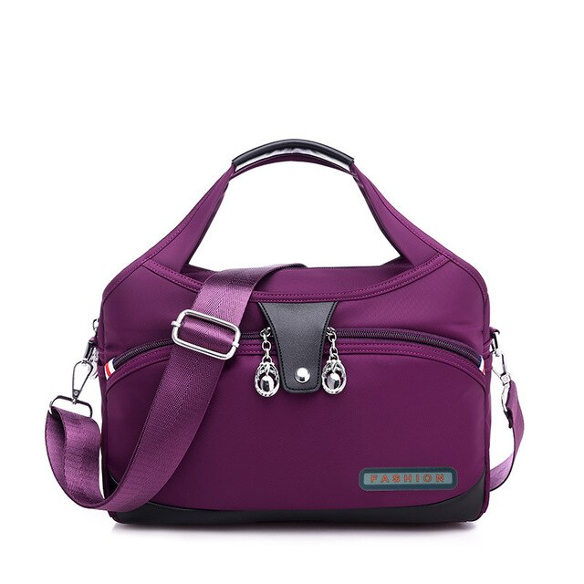 Water-Resistant Nylon Everyday Tote Bag