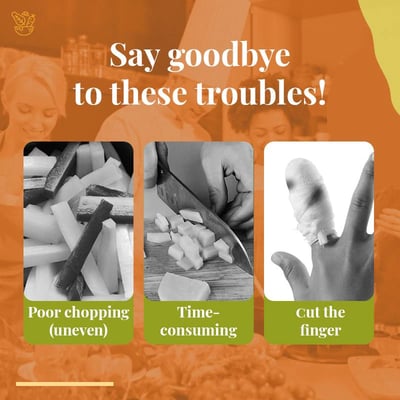Chop Vegetables in Seconds with Risk-Free Quick Dice
