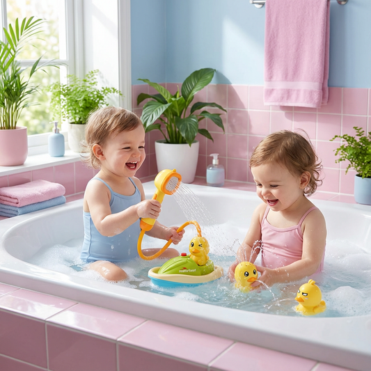 Duck Fountain Bath Toy with Showerhead