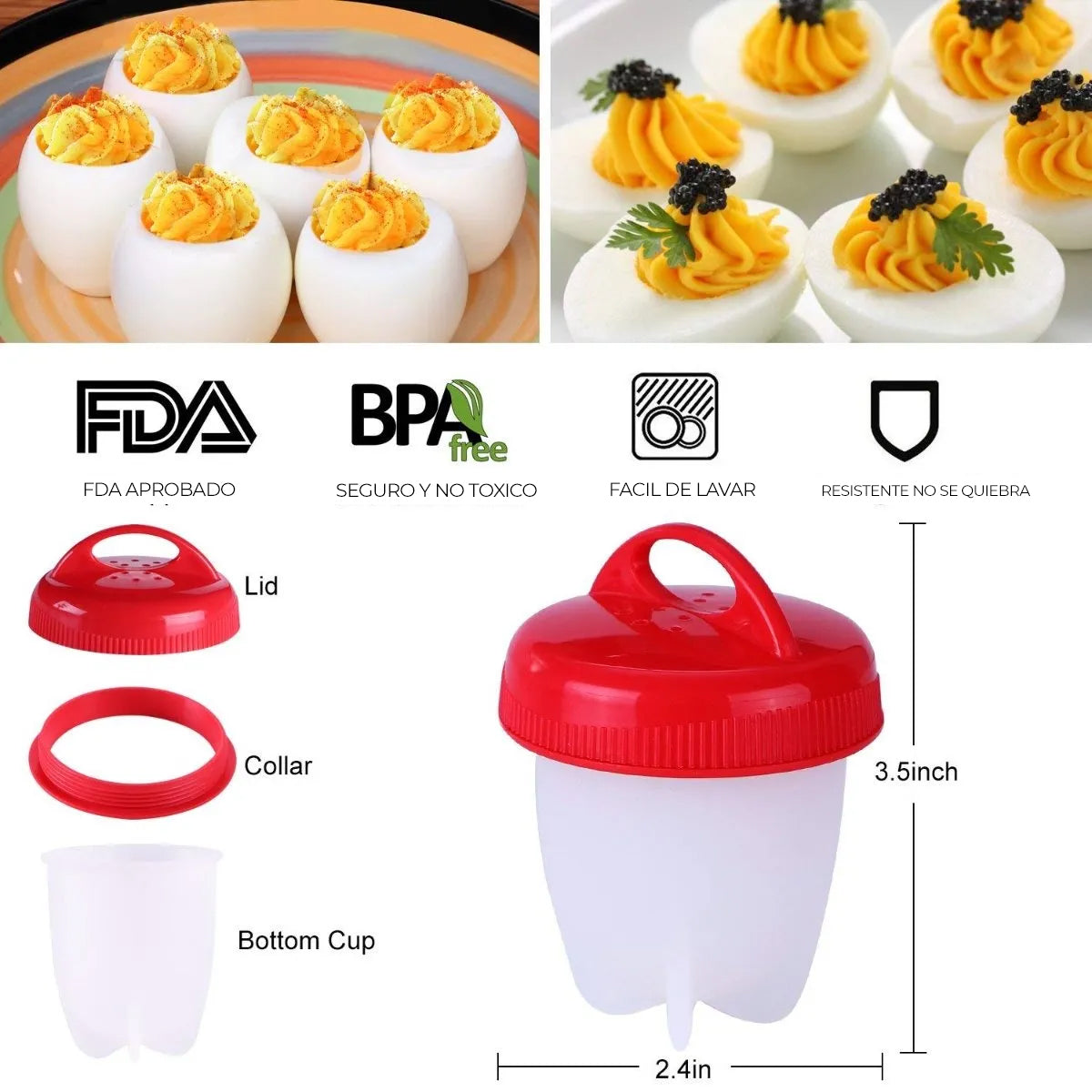 Perfectly Cooked Egg in One Minute – Easy Egg Cooker!