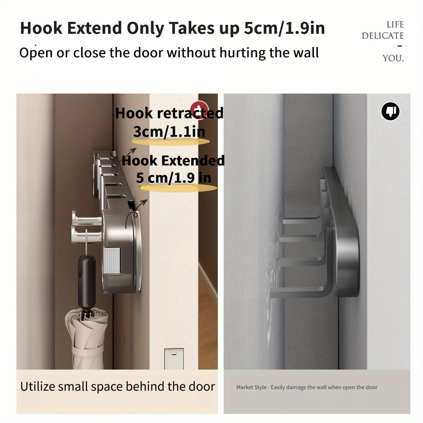 Free Bonus: Wall-Mounted Storage Solution that Instantly Organizes Without Damage