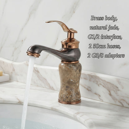 European Style Basin Faucet in Marble Finish