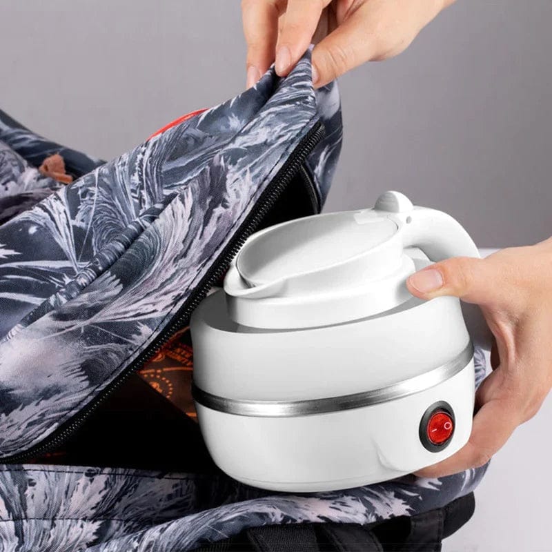 Compact Travel Kettle | 0.6L Folding Electric Water Boiler with Temperature Control