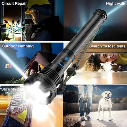 Ultra-Bright Rechargeable Flashlight - 7000 Lumen Power