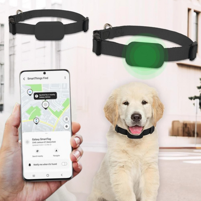 Mini Animal Tracker – Bluetooth Collar for Dogs and Cats
