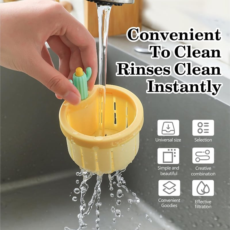 Smart Sink Strainer with Easy Grip – ClogGuard for Clean Drains