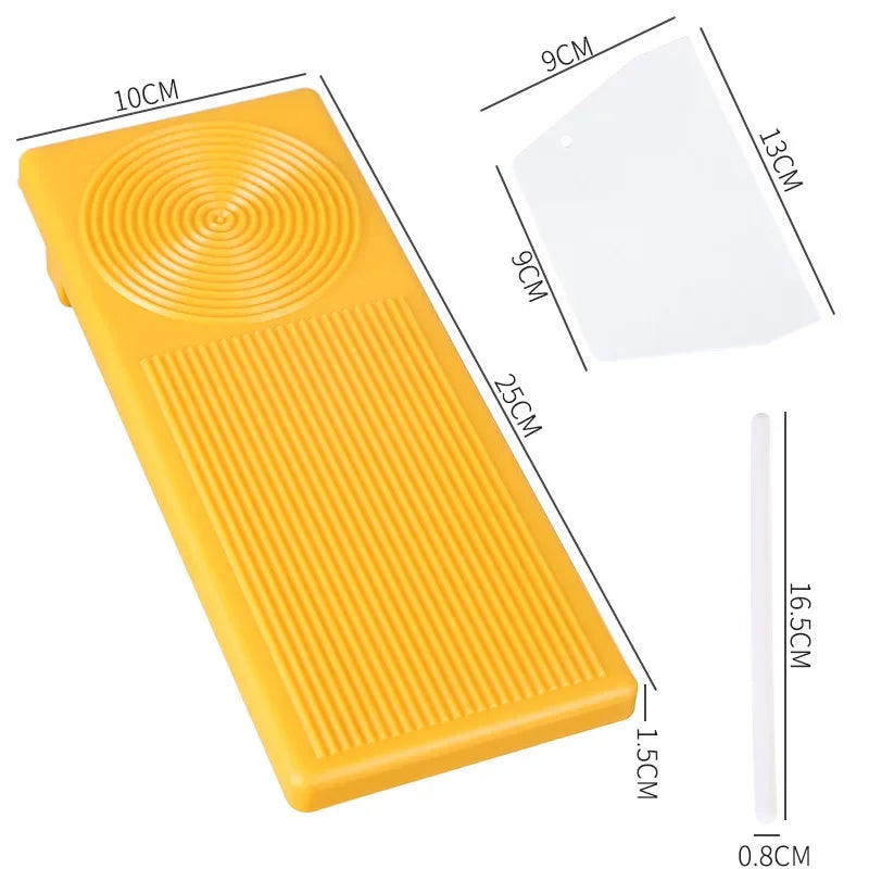 3-Piece Pasta Maker Set with Gnocchi Board and Dough Roller | Perfect for Spaghetti & Noodles