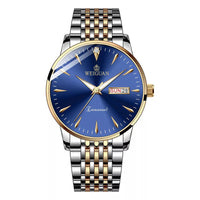Gold Strap Blue Face