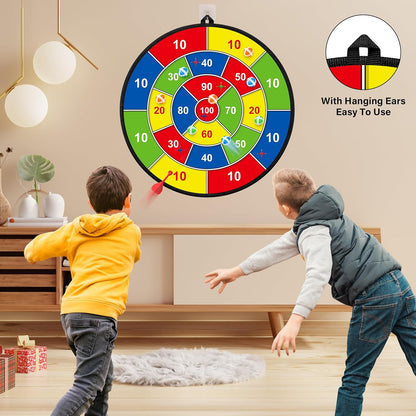 Kids' Large Double-Sided Dartboard – Play, Learn, and Unwind