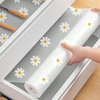 Waterproof, Non-Slip EVA Drawer Liner Roll for Kitchen and Refrigerator
