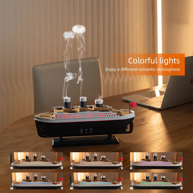 AromaMist Humidifier | 1-Liter Capacity, Remote Control & LED Light