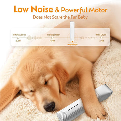 Ultimate 4-in-1 Cordless Pet Grooming Kit with Nail File