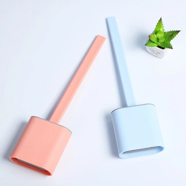 Suction Cup Toilet Brush – Easy Cleaning with Hygienic Silicone Design