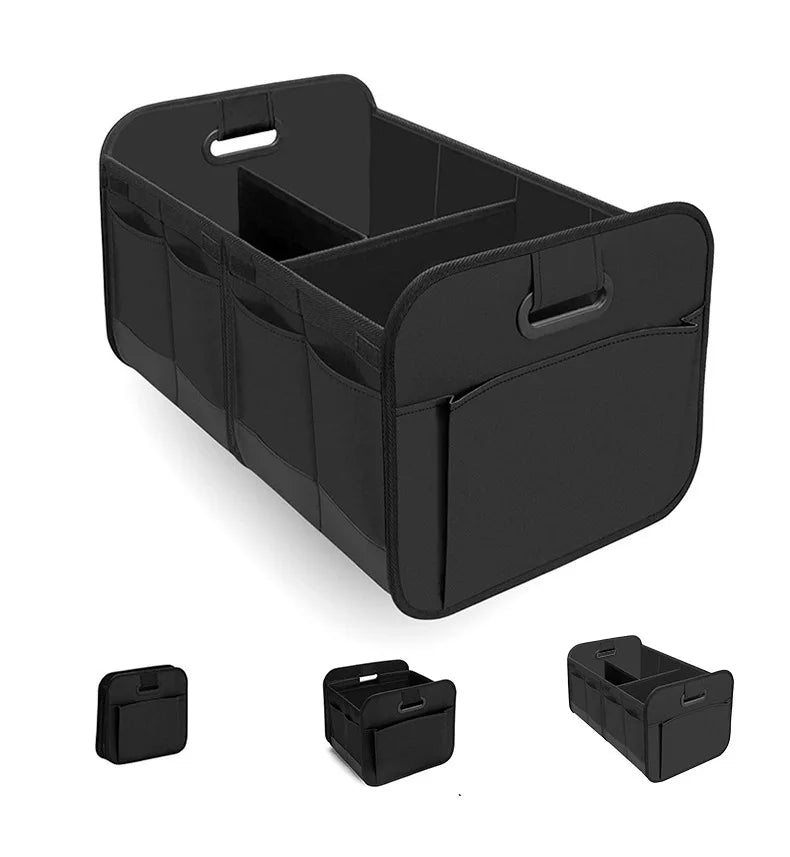 Trunk Storage Organizer for Cars | Spacious Capacity | Foldable Durable Fabric Container