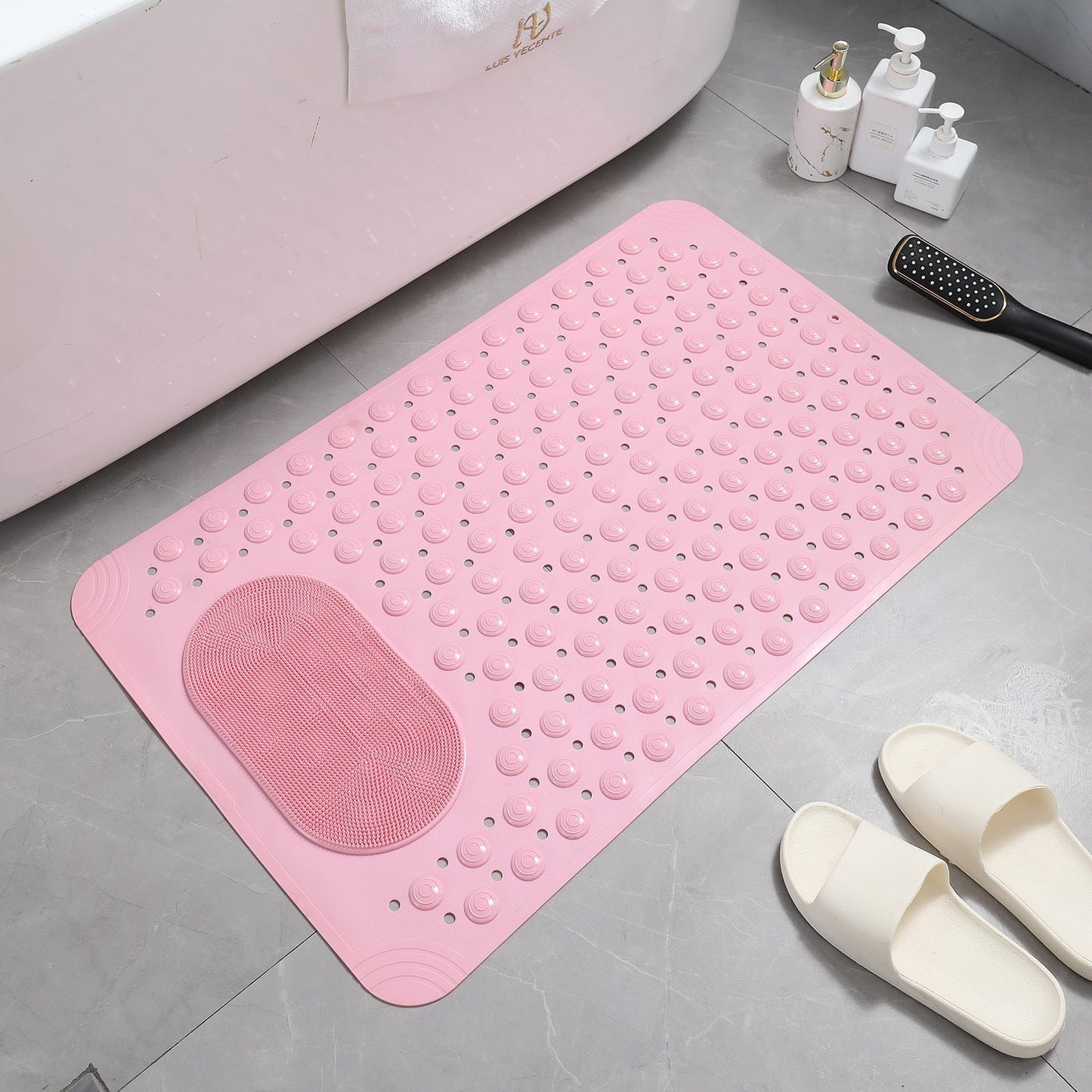 Slip-Resistant Bath Mat - Prevents Falls and Slips for All Ages