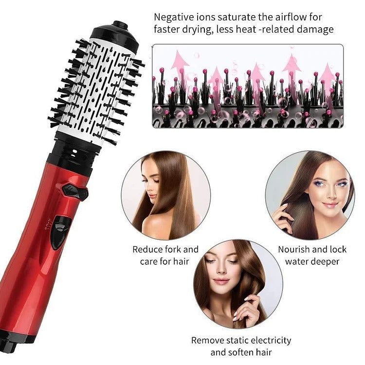 All-in-One Styling Brush for Effortless Volume and Shine