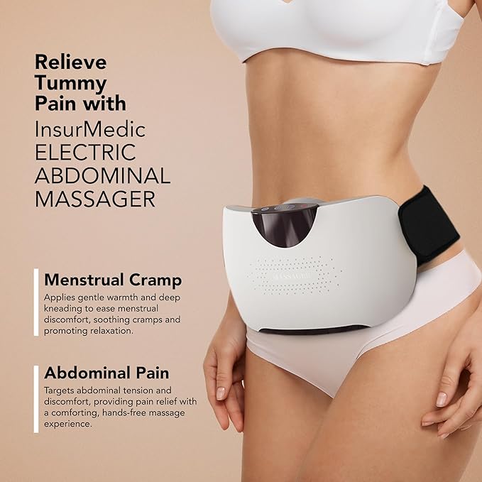 ThermaRelief Heated Abdominal Massager Belt – Instant Relief for Cramps, Bloating & Tension