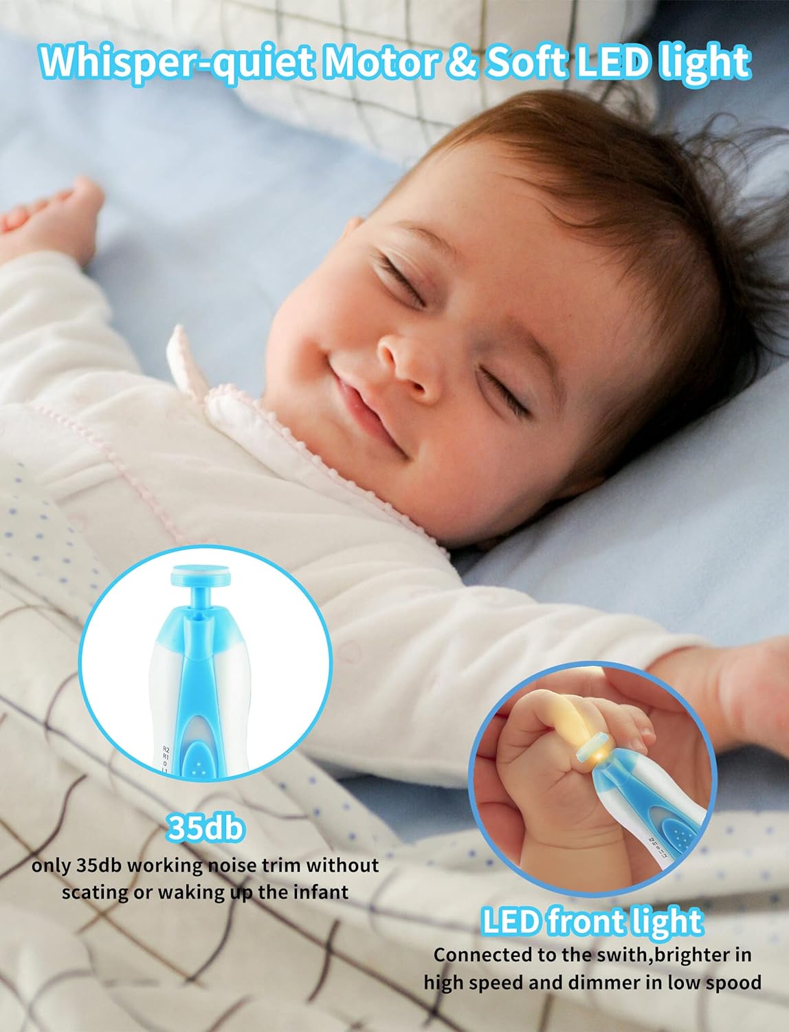 Gentle Nail Care: Baby & Adult Nail Trimmer