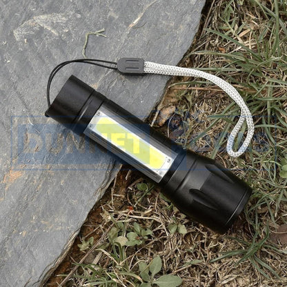 Rechargeable 150 Lumen LED Flashlight | Compact USB Light with 3 Modes