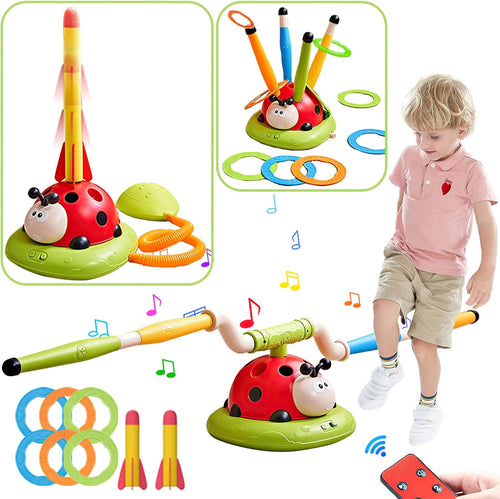 Adventure Exploration Set - 3-in-1 Ring Toss and Rocket Games