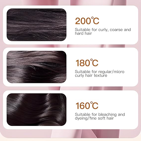 Portable Hair Styling Tool for Quick Sleek or Curly Styles