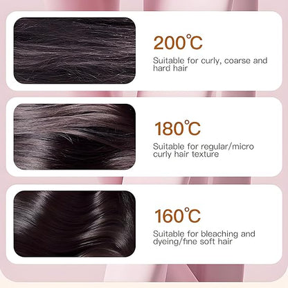 Portable Hair Styling Tool for Quick Sleek or Curly Styles
