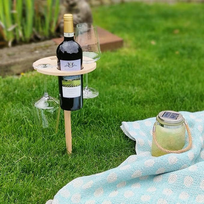 50% Off | Collapsible Picnic Table with Wine Holder – Last Day Sale