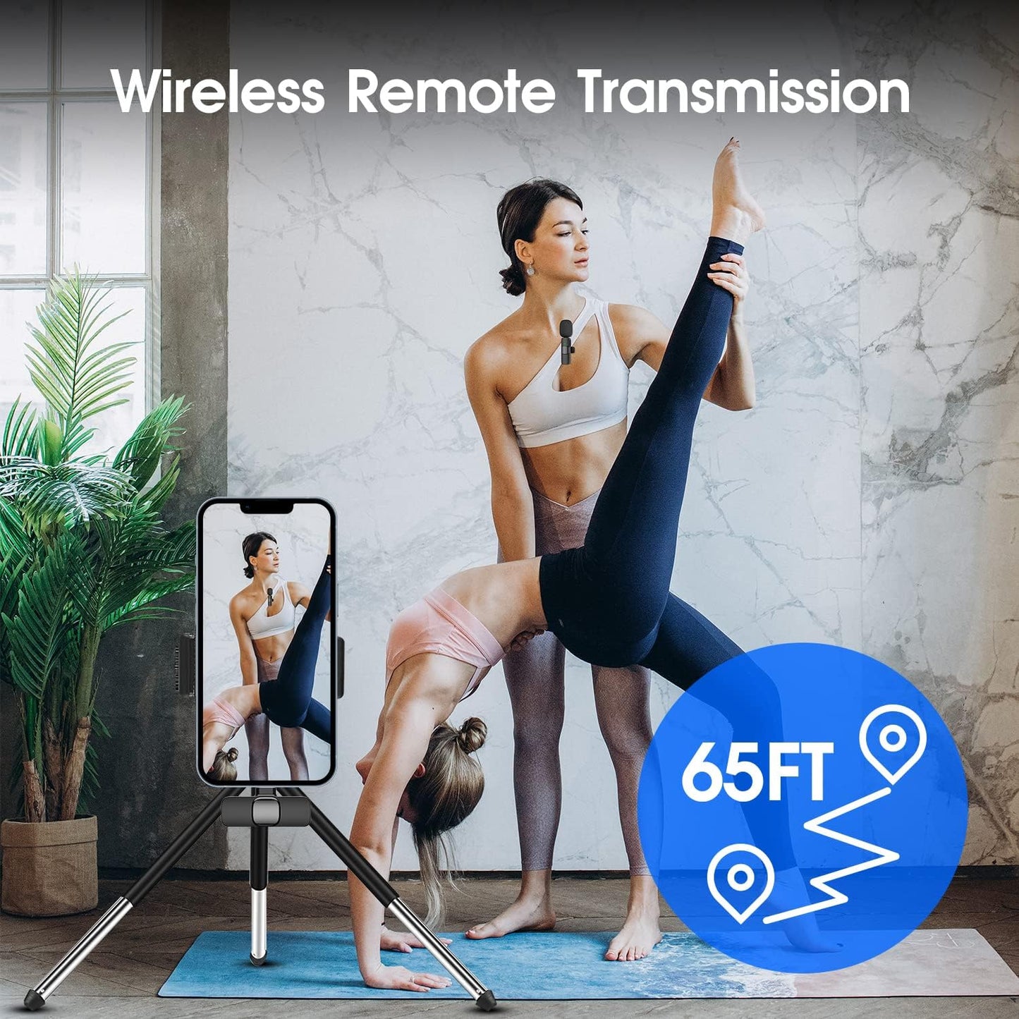 Dual Wireless Microphones for iPhone & iPad - Perfect for Creators