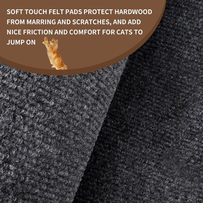 Cat Scratching Mat with Self-Adhesive Backing for Wall Mounting