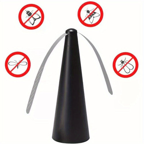 Portable Battery-Operated Outdoor Fan for Mosquito and Fly Control